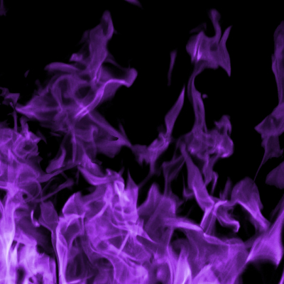 purple flames on black leggings