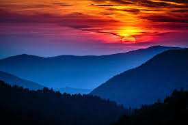 Mountain sunset 7