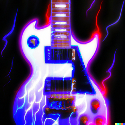 Neon guitar Namjira2023