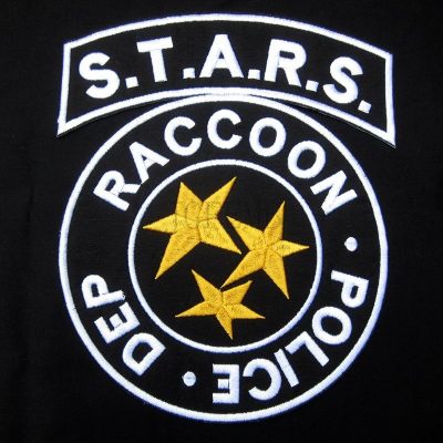 Resident Evil Umbrella STARS Reccoon Police Big Back Of The Body Embroidery Patch B3402