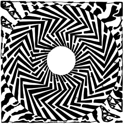 drawn optical illusion trippy 1