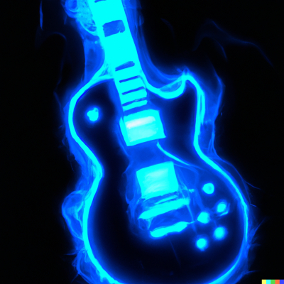 Neon guitar2 Namjira2023