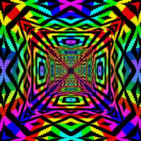 cb256205ec24d6a3637ac635524a48c3  rainbow colours psychedelic art