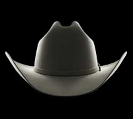 Cowboy hat white 1