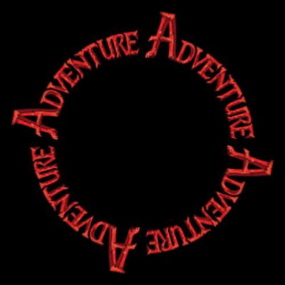 Adventure Time Logo (1/2) "Adventure" round preview