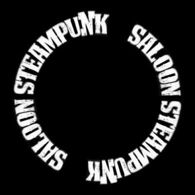 Steampunk Saloon - Logo Flat round preview