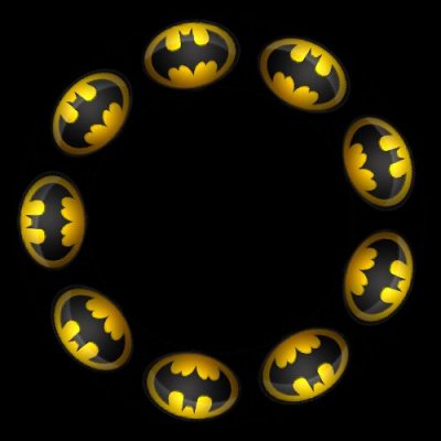 Batman logo round preview