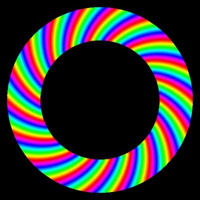 Rainbow Diagonal round preview
