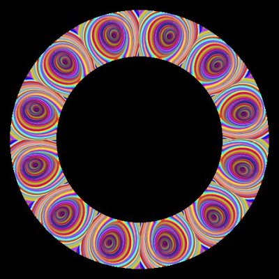 psychedelic colourful3 round preview