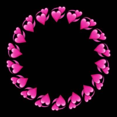 emoji revolving hearts round preview
