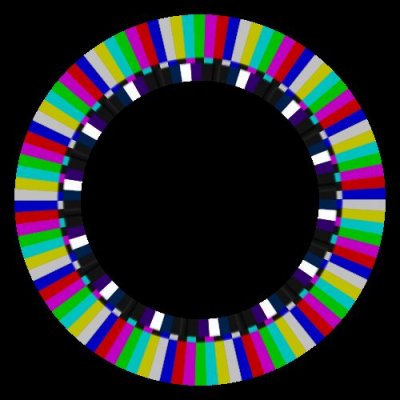 t.v. test pattern round preview