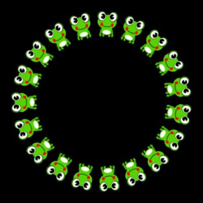 frog animation 4 of 8 round preview