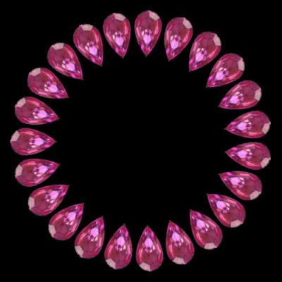 pink gemstone round preview