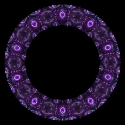 Purple Fractal round preview