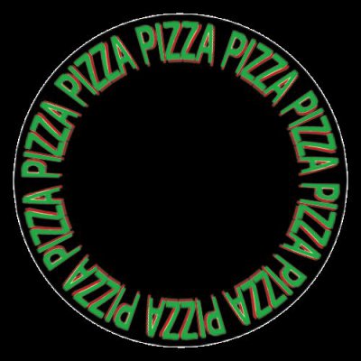 pizza logo round preview