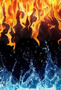 fire and water $ ( re uploaded and edited from author Dimitry)