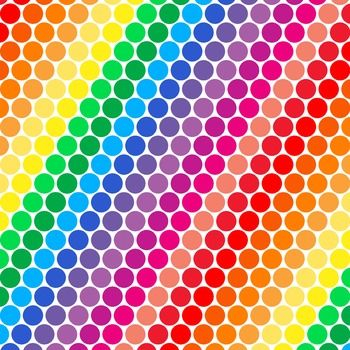 Rainbow dots