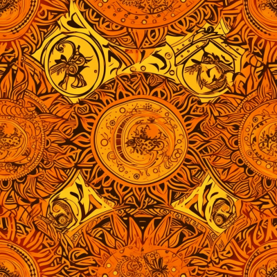 Ornament sun pattern
