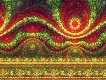 festive christmas pattern digital fractal art abstract illustration 47581409