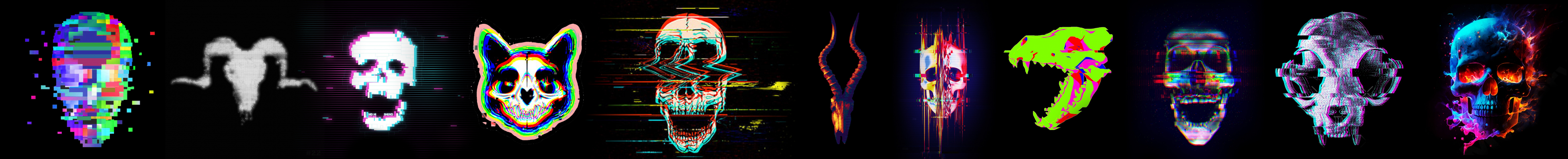 Glitching Skulls