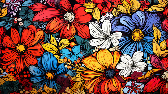 Flowers pattern