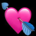 emoji heart arrow