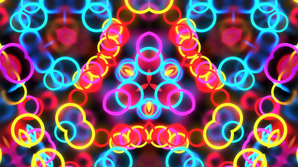 Glowing Rings Pattern  pops