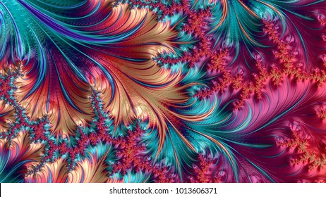 abstract computer generated fractal design