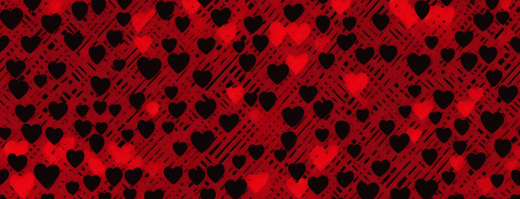 Simple red heart shape texture
