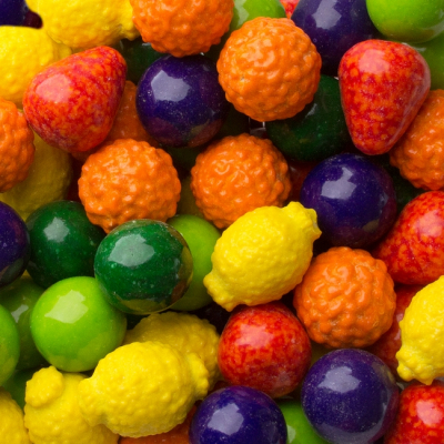 candy fruit cum balls