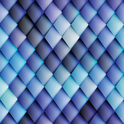 blue diamond pattern