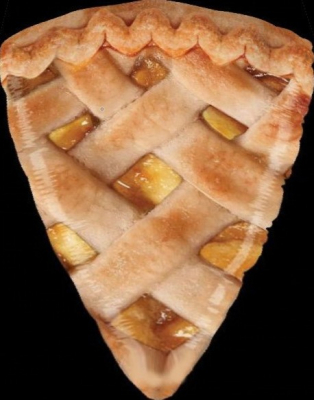 food apple pie slice