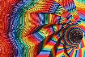 psychedelic colourful