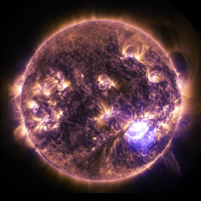 solar flare sun eruption energy