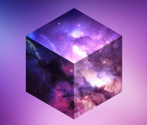 Purple Cube Star Effect