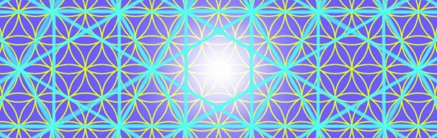 Flower Of Life Crystal Panorama