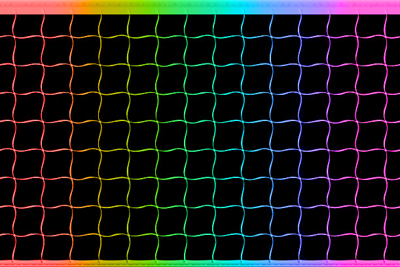 Volleyball Net (Rainbow)