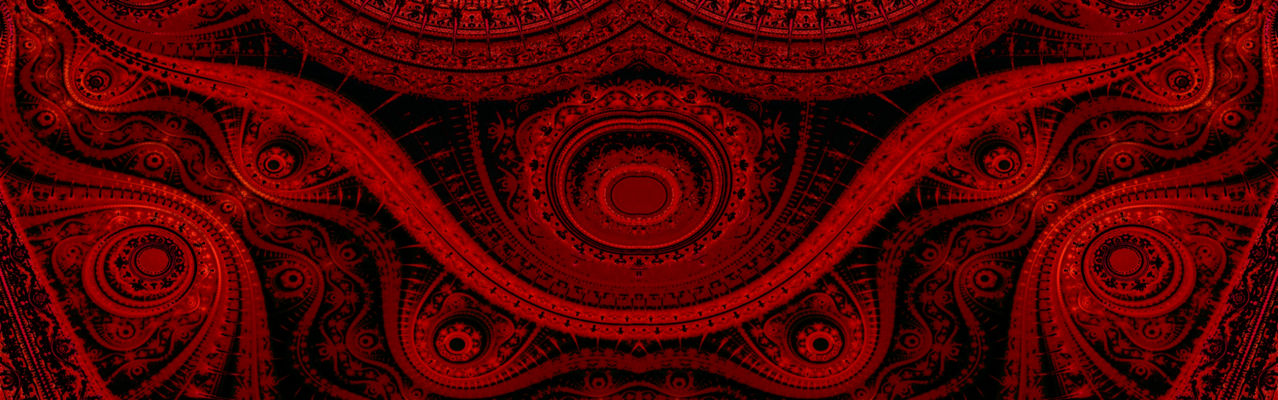 red abstract MIRRORED