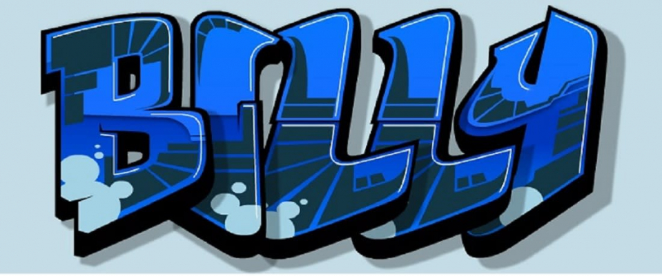 create your name or business name in graffiti