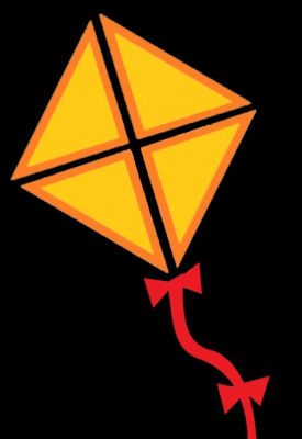 orange kite