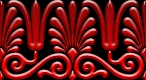 victorian ornament red