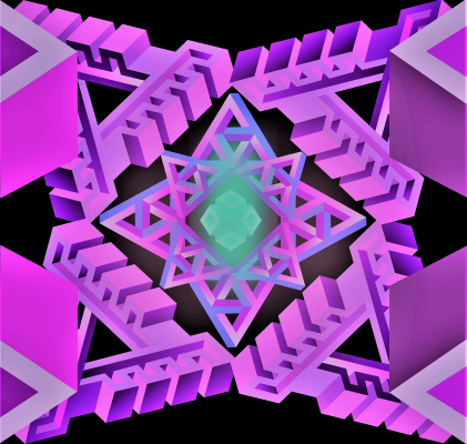 purple mandala | Visual poi ZONE