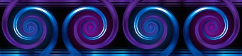 Blue & Purple Spirals