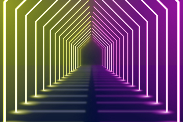 Neon Time Tunnel