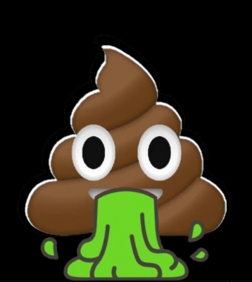 puking poop emoji