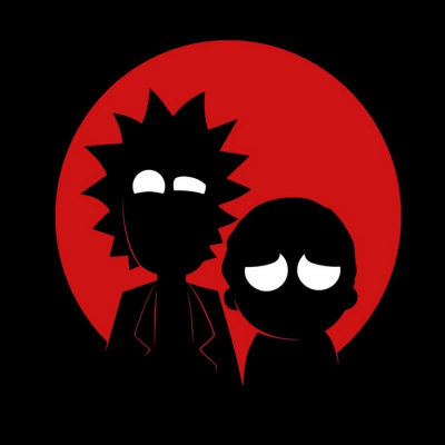 red rick and morty