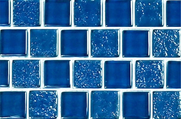 water blue tile pattern