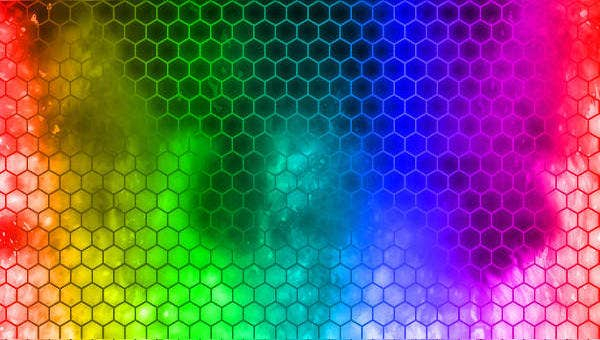 Rainbow Patterns hexa