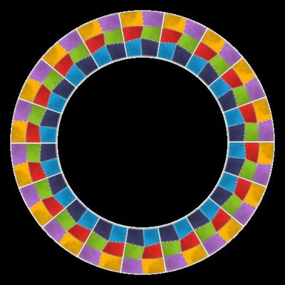 Geometric Versatile Color Tiles round preview