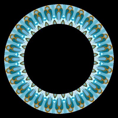 art deco - gatsby turquois round preview